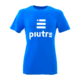 Front Mockup Piutre della T-shirt Linea Gol Azzurra