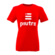 Front Mockup Piutre della T-shirt Linea Gol Rossa