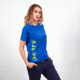 La Modella Sarah Baderna Posa con la maglietta Piutre Gol Plus Verticalizza