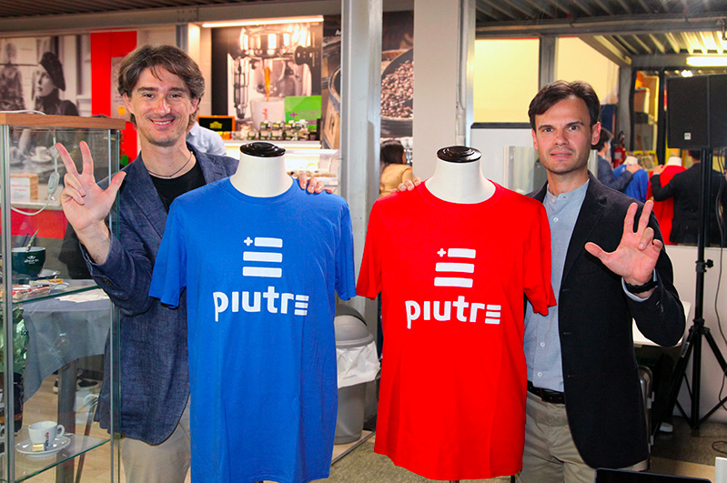Tshirt Piutre, evento Parma, PalaSprint, sponsor, palestra abbigliamento